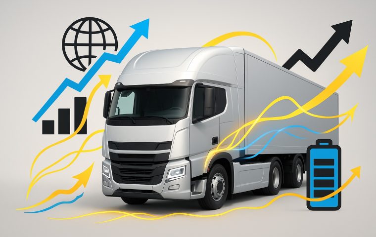 Rekordtempo in China, Stillstand in Europa: Die E-Lkw-Wende hat einen neuen Weltmeister