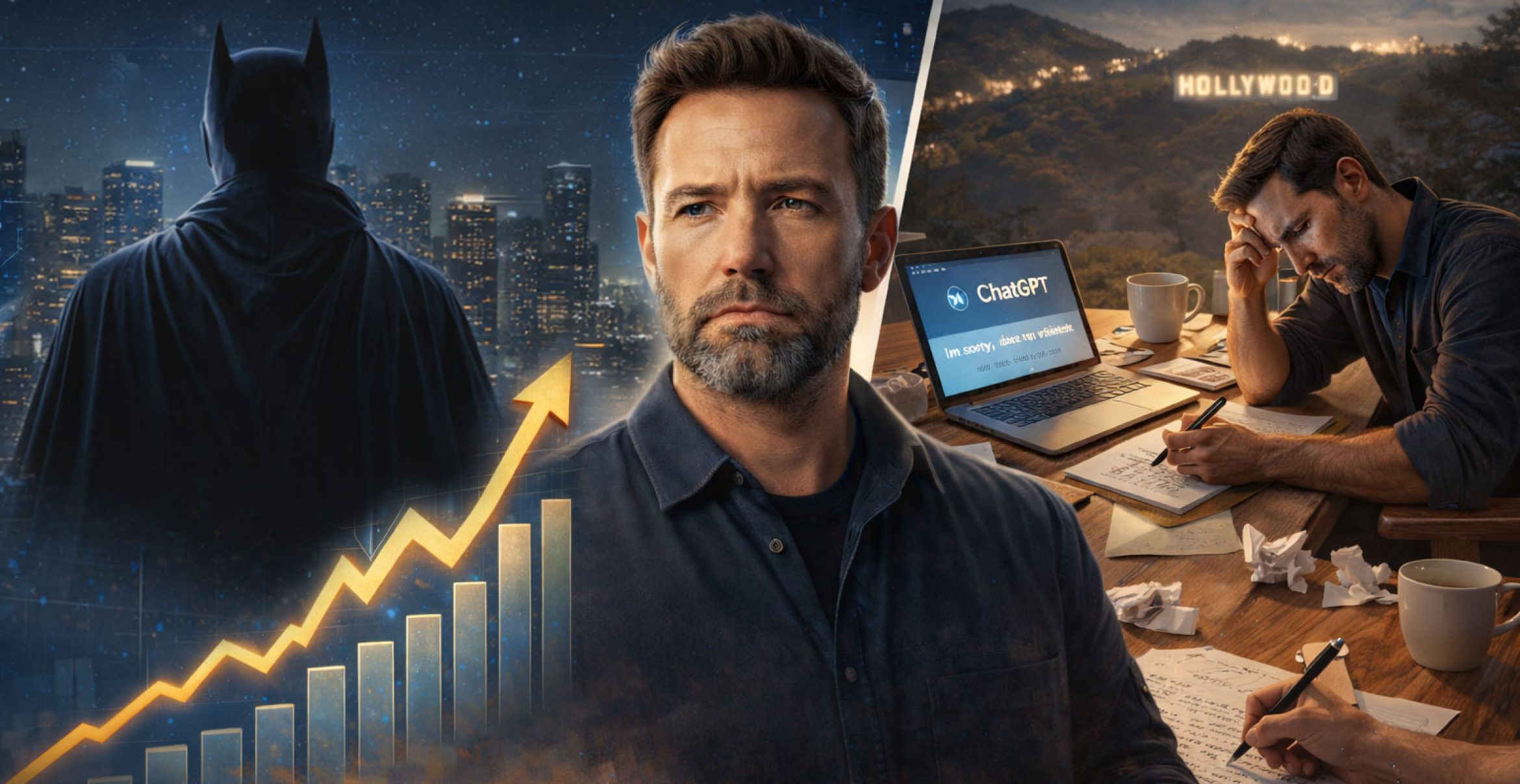 „Batman“ Ben Affleck zerpflückt KI: Schafft nur Mittelmaß und keine Filme