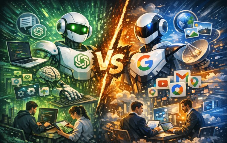 Google strikes back: Die KI-Lösung Gemini frisst ChatGPTs Marktanteile