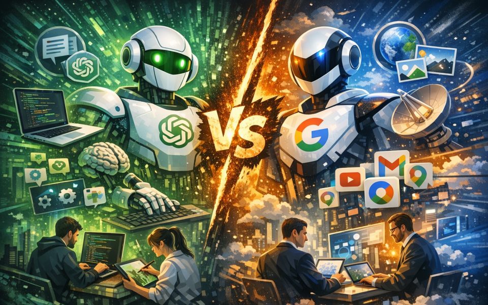 Alphabet bläst mit Gemini zum Angriff auf Marktführer OpenAI mit ChatGPT.