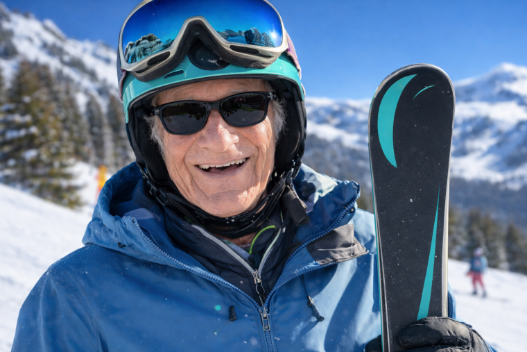 Der Longevity-Punk: So rockt der 101-jährige Gottfried noch die Skipisten