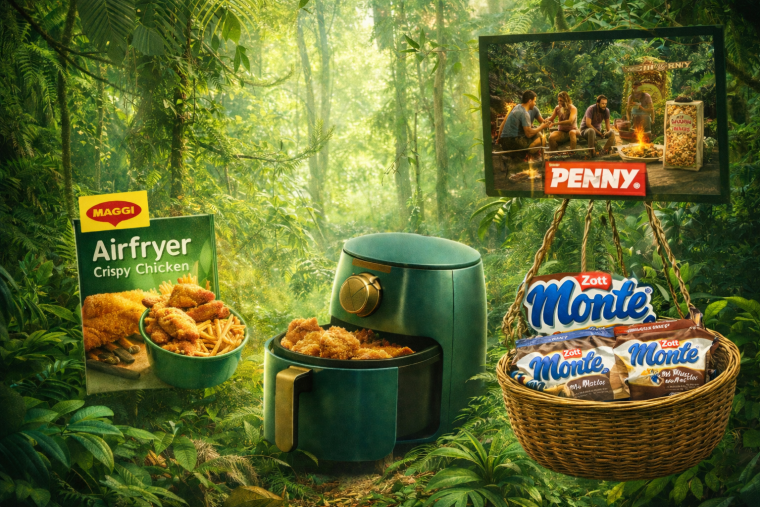 TV als Werbewiese: So hypen MAGGI, Monte & PENNY das Dschungelcamp