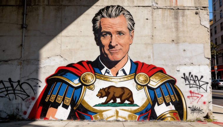 Gavin Newsom in Davos: Amerikas letzte Hoffnung mit Eiern aus Stahl