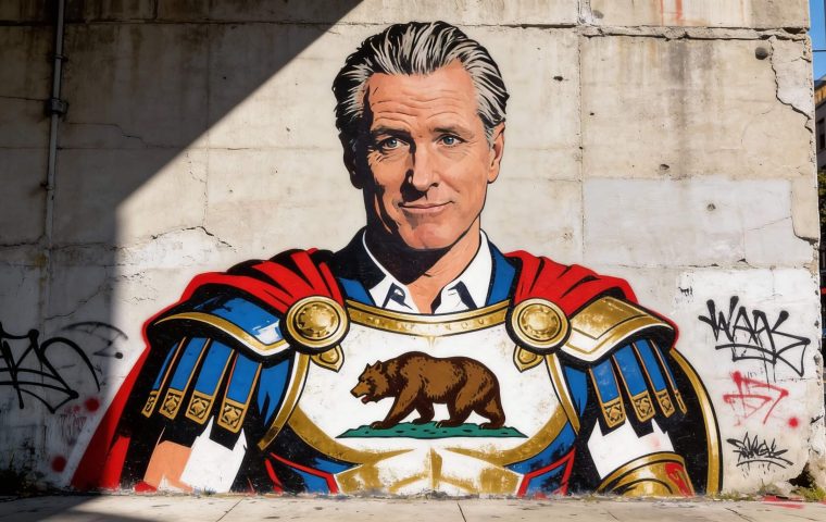 Gavin Newsom in Davos: Amerikas letzte Hoffnung mit Eiern aus Stahl