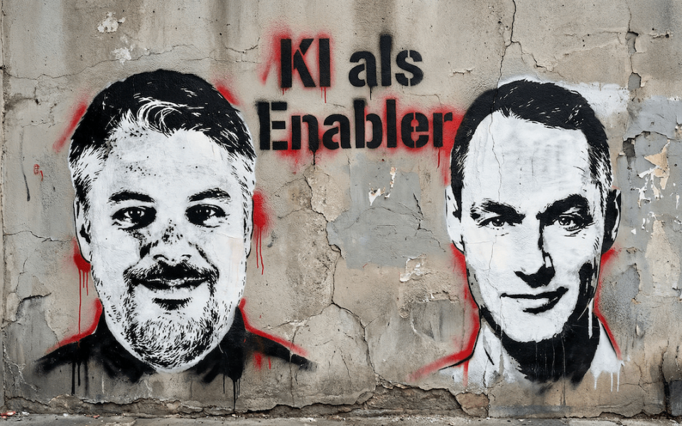 KI als Enabler: Matthias von der Heyde und Tobias Schmelter (auxmoney) im Interview über den ersten KI-TV-Spot und warum Technik den Service menschlicher macht.