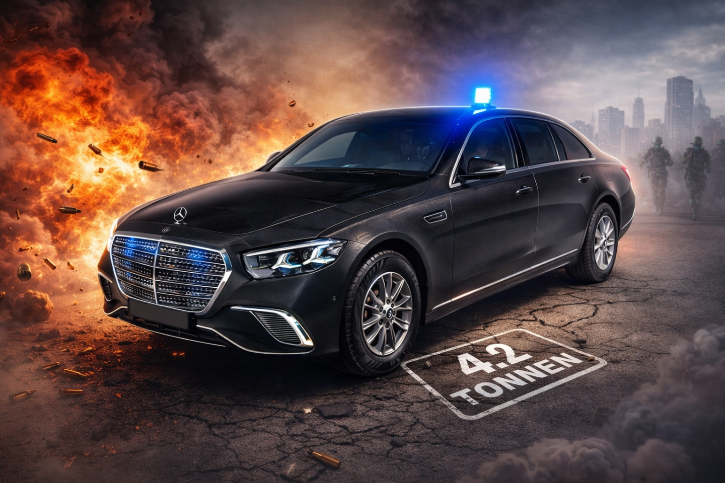 547.400 Euro Sicherheit: Wird der S 680 Guard Merz’ Dienstwagen?