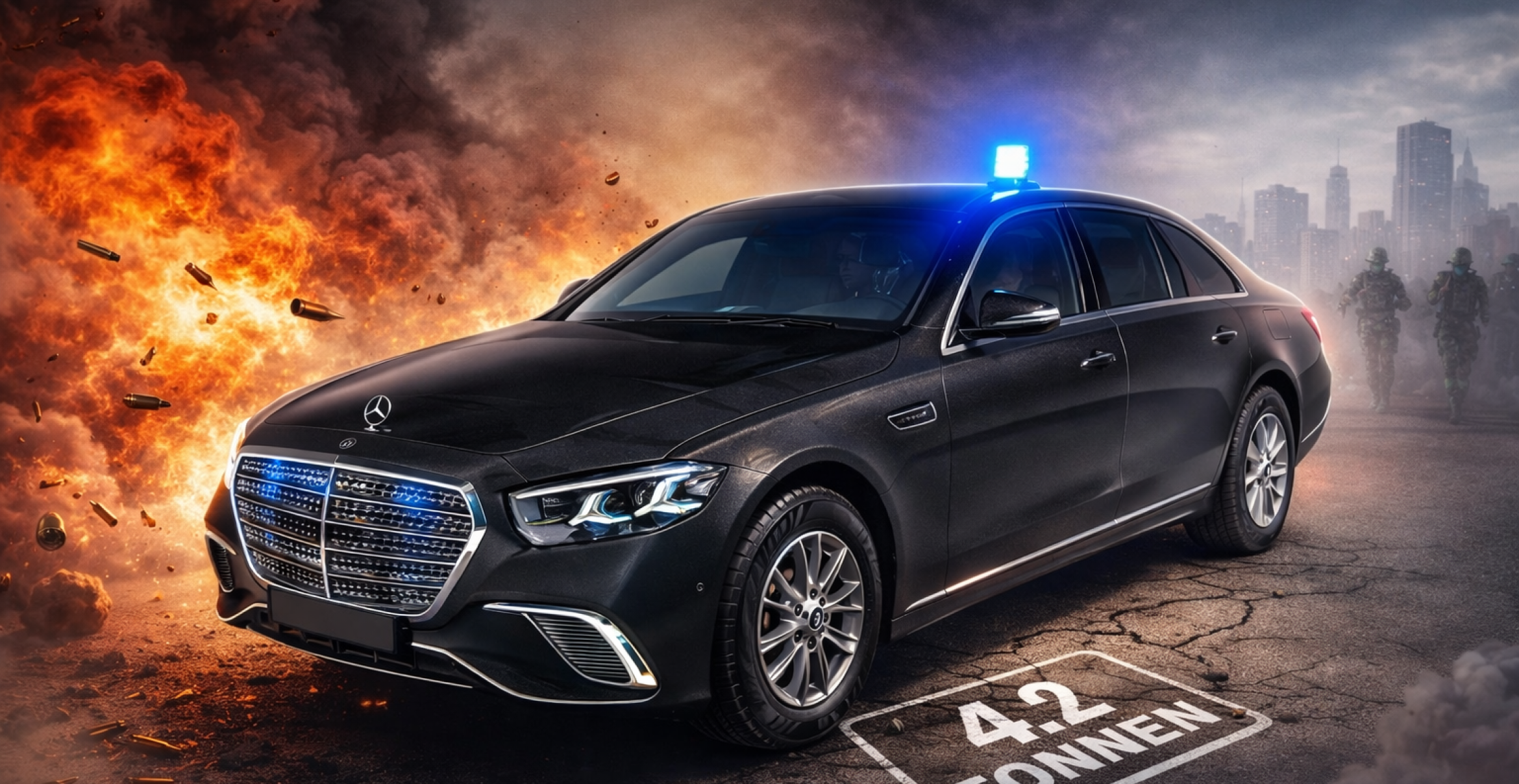 547.400 Euro Sicherheit: Wird der S 680 Guard Merz’ Dienstwagen?