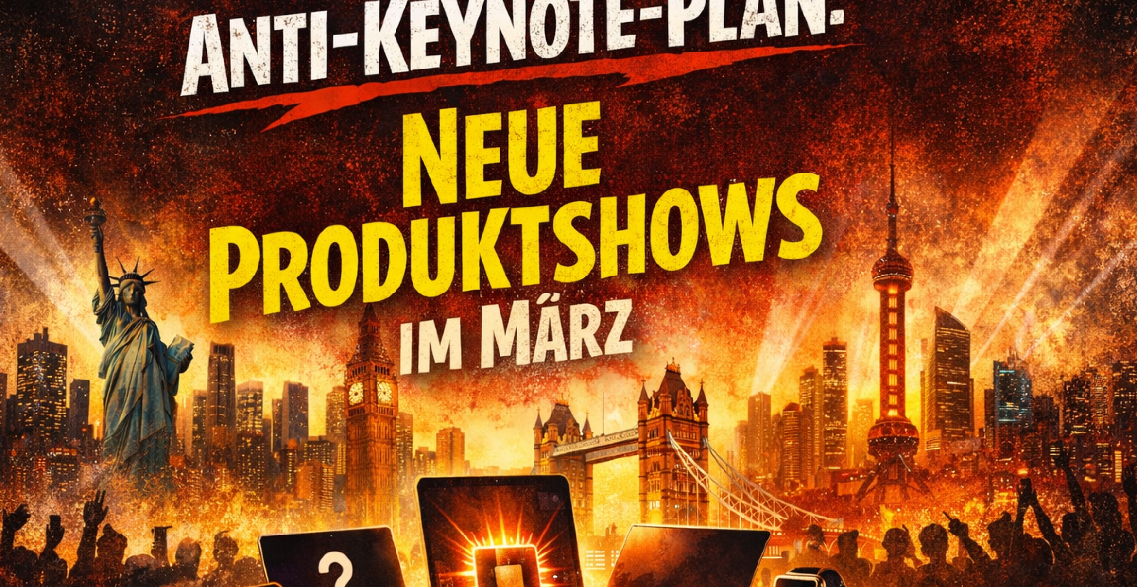 Apples Anti-Keynote-Plan: Neue Produktshows im März