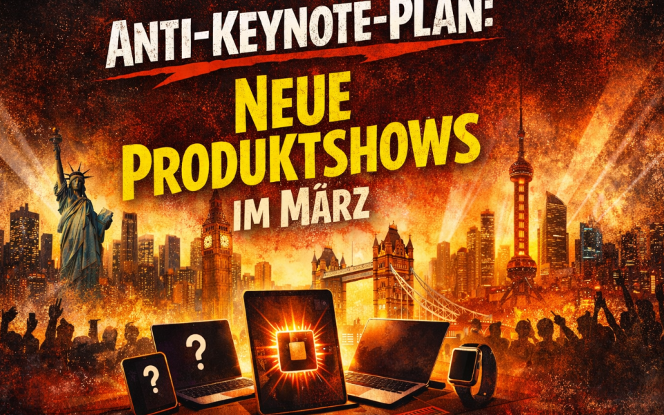 Apples Anti-Keynote-Plan: Neue Produktshows im März