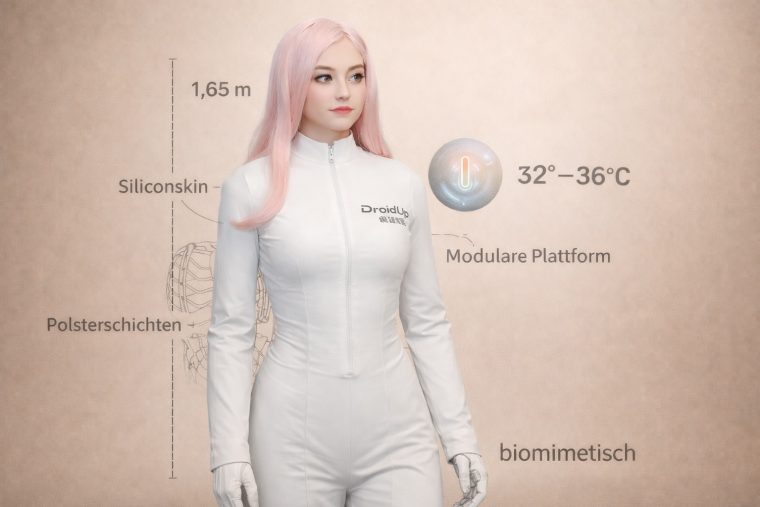 Pflege-Roboter mit Silikonhaut: Moya flirtet, kostet aber wie ein SUV