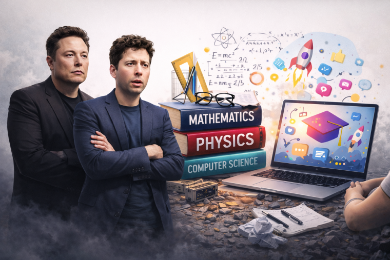 Mathe statt ChatGPT: Tech-Elite warnt vor KI-Falle