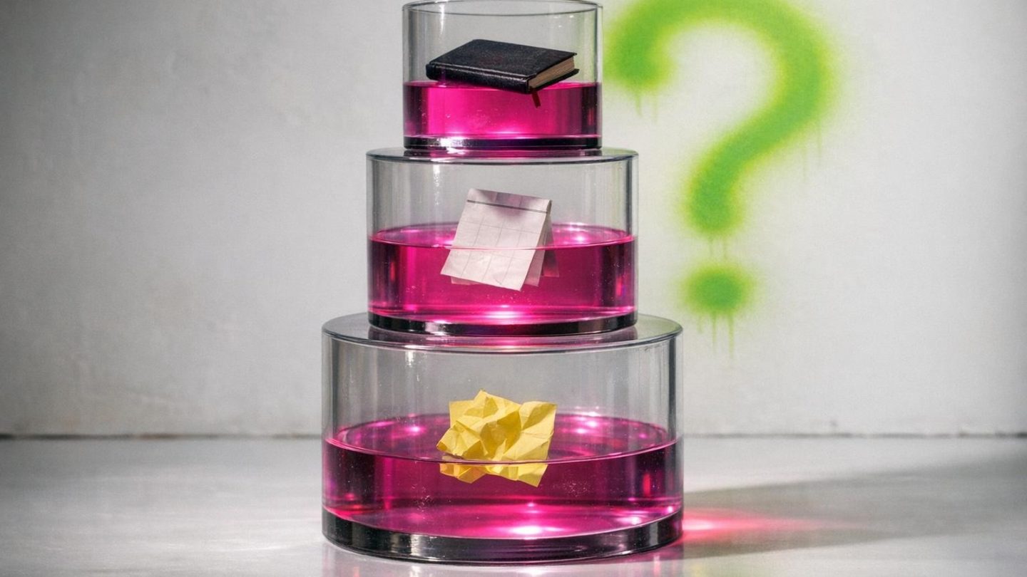 1-1-1-Methode: Drei Fragen gegen den Produktivitätswahn