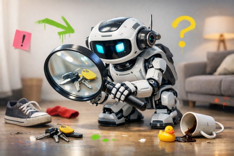 Dieser Roboter findet deine Schlüssel – dank Internet und Raum-Wissen