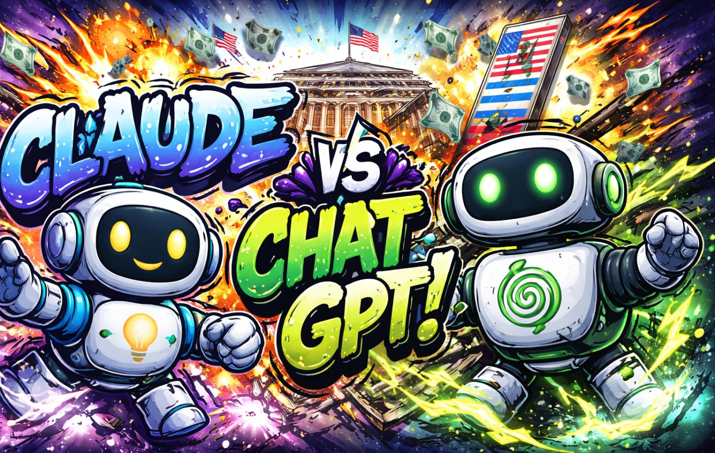 Claude schlägt ChatGPT: Pentagon-Streit sprengt KI-Charts