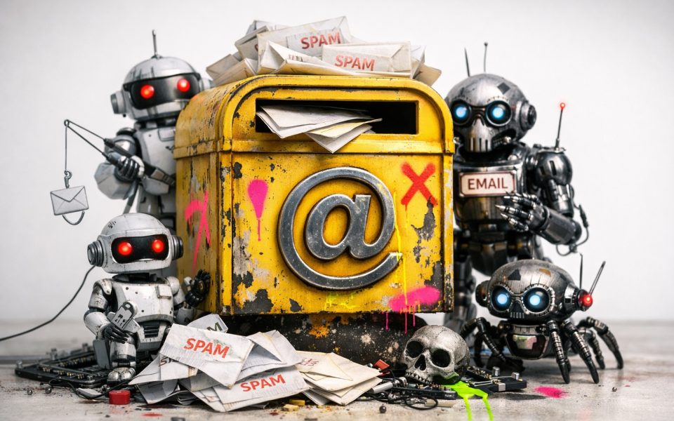 E-Mail Briefkästen sind voll von Bots.