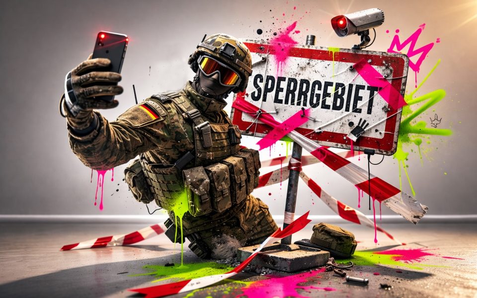Symbolbild eines Selfie-Soldaten.