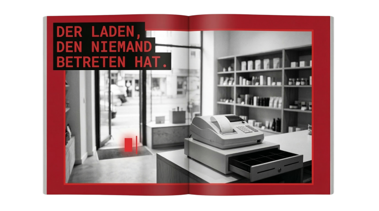 Der Laden, den niemand betreten hat.