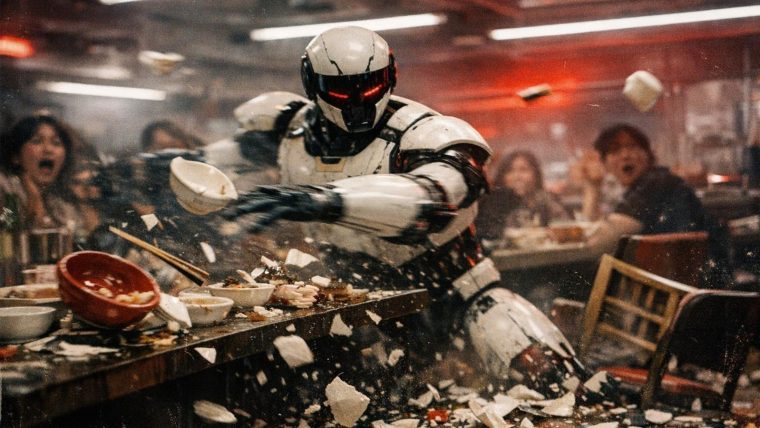 Roboter in Restaurant außer Kontrolle: Drei Menschen stoppen die „Zukunft“