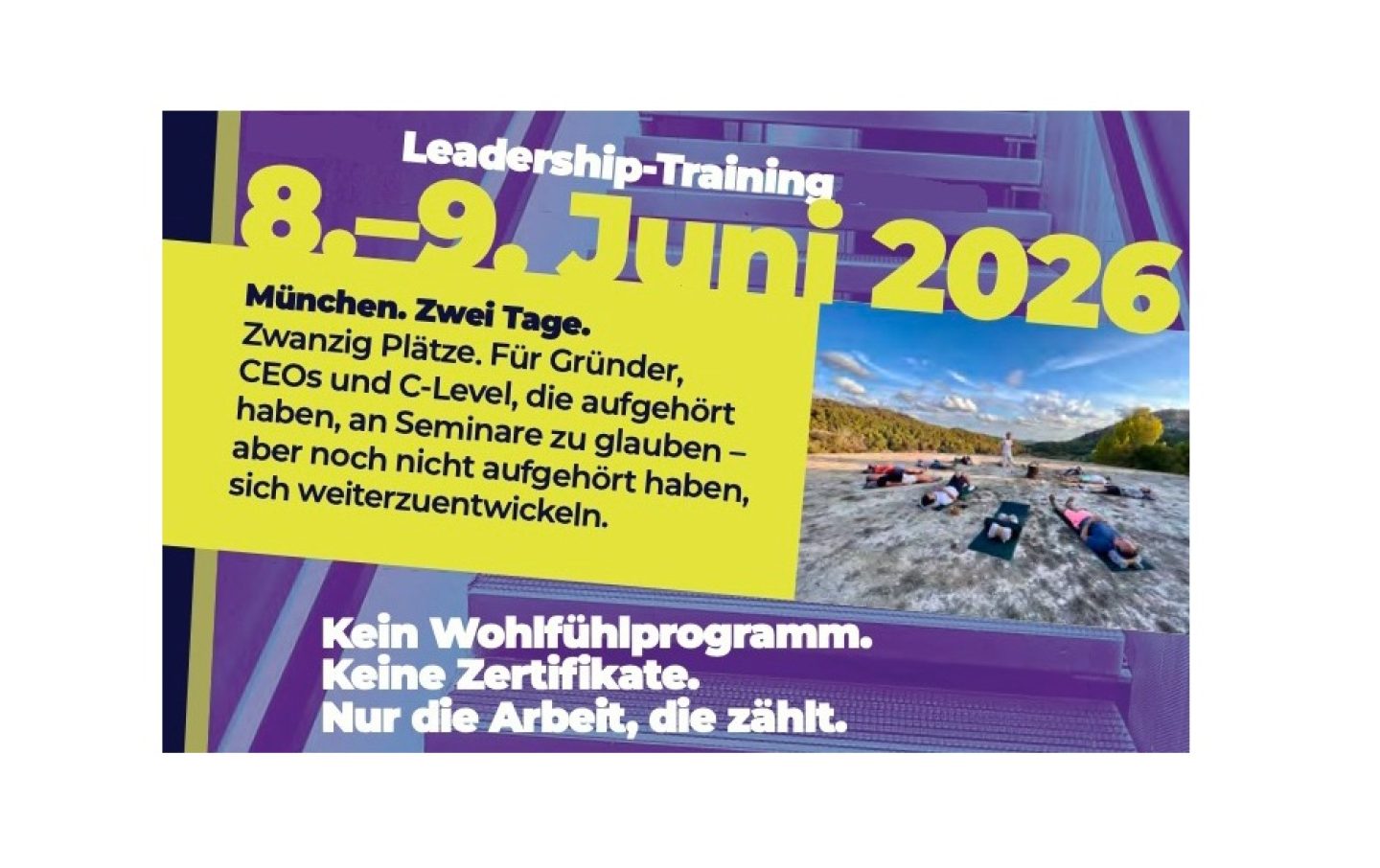 THE INNER PUNK. Training Leadership – nur 20 Plätze. Buche jetzt.