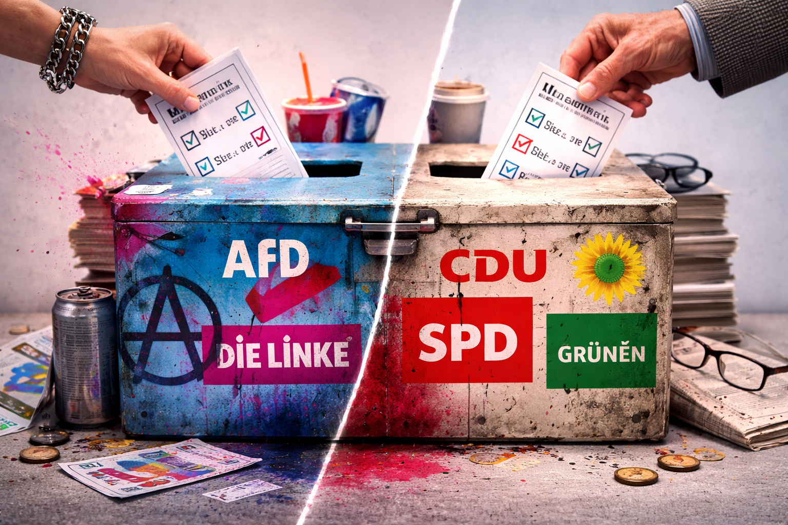 Die jungen haben in Rheinland-Pfalz radikal gewählt