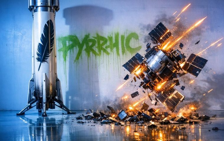 Bezos jubelt, Satellit stirbt: Blue Origin im Reality-Check