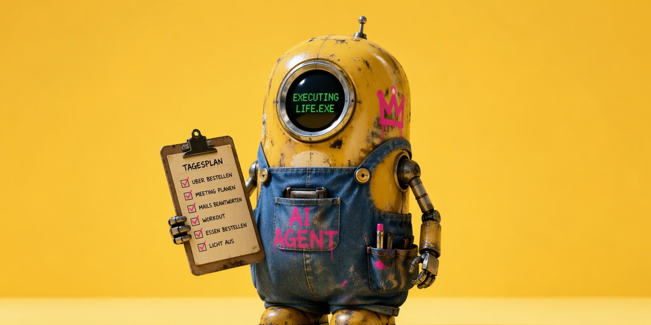 Gelber AI-Agent übernimmt das Leben von Alchemy-CEO – mit bizzaren Folgen