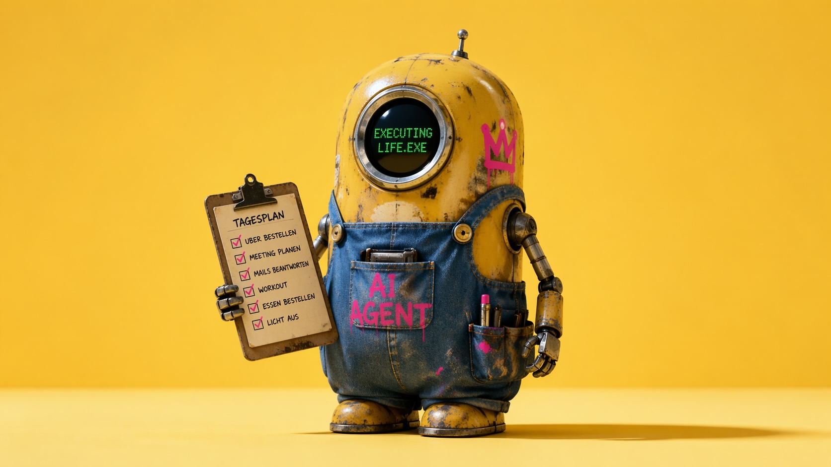So ähnlich könnte der AI-Agent vom Alchemy-CEO in Wirklichkeit aussehen. (Ähnlichkeiten zufällig)