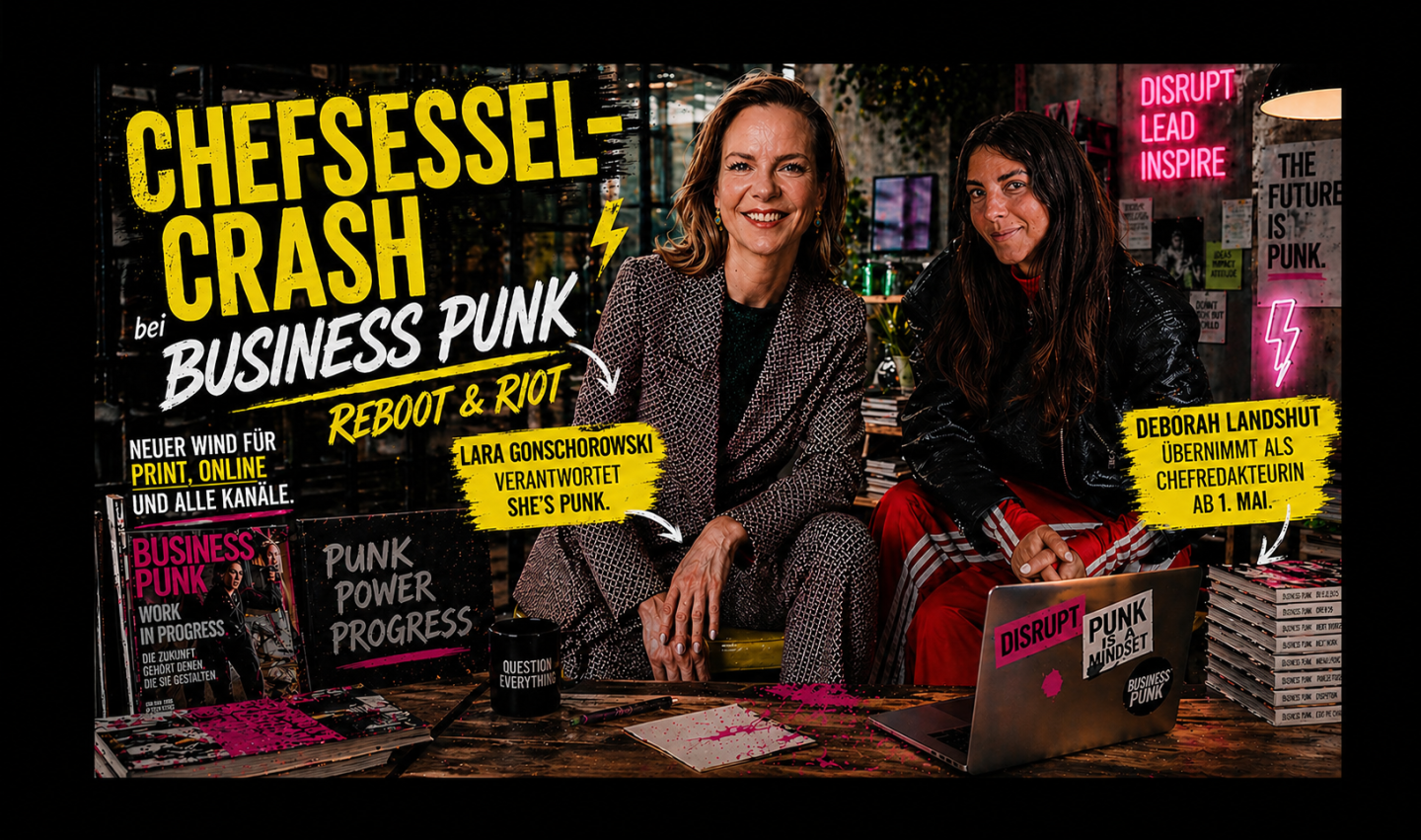 Mehr Punk bei Business Punk: Neustart in der Chefredaktion