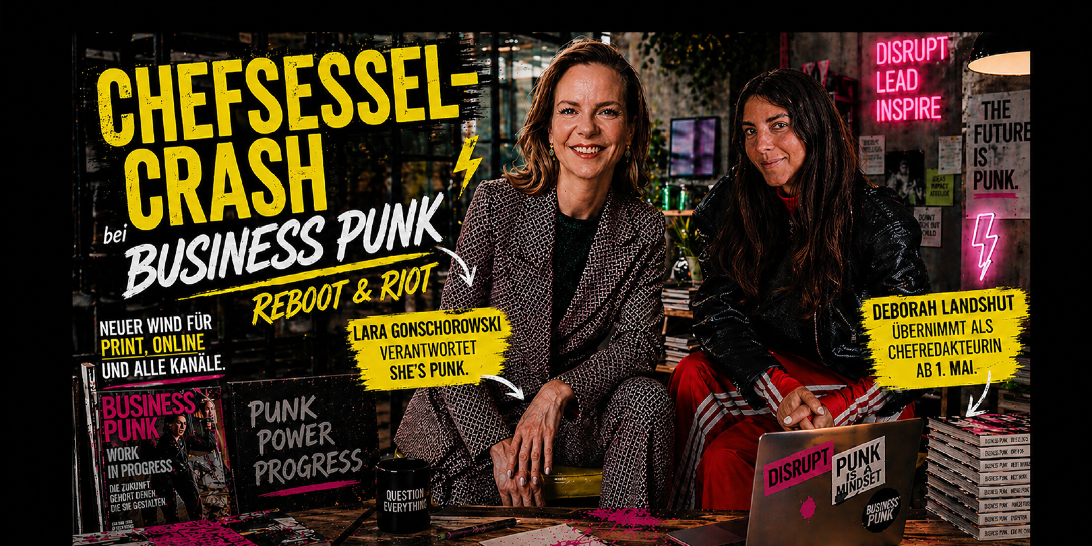 Mehr Punk bei Business Punk: Neustart in der Chefredaktion