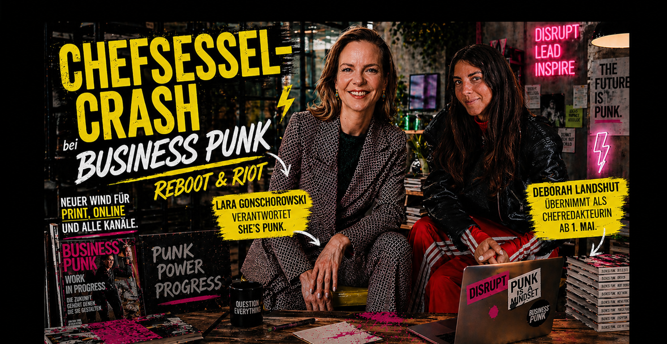 Mehr Punk bei Business Punk: Neustart in der Chefredaktion