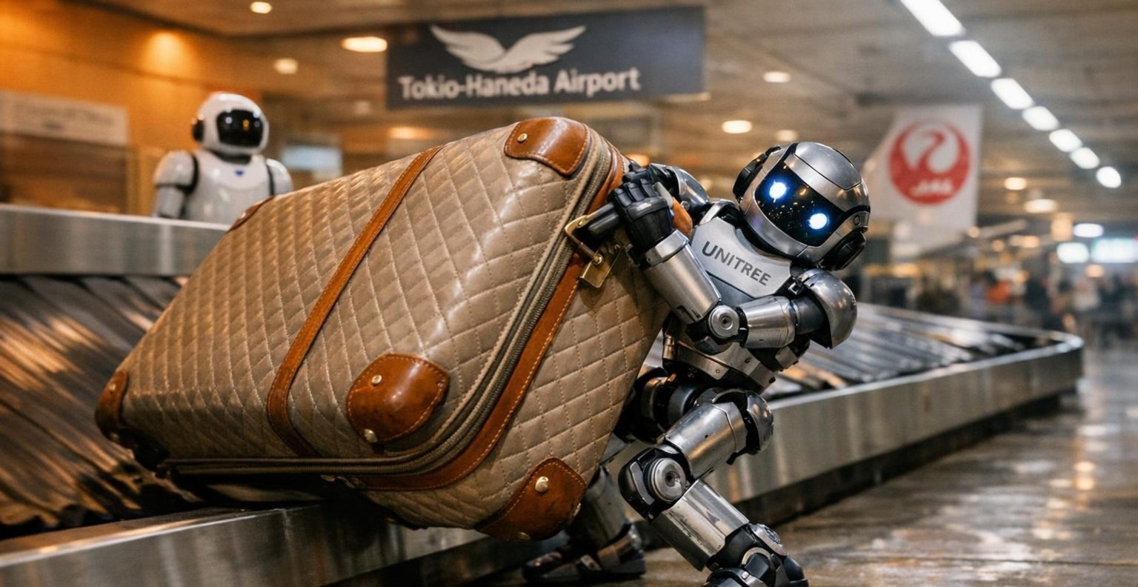 Humanoide am Gepäckband: Japans wackelige Roboter-Revolution