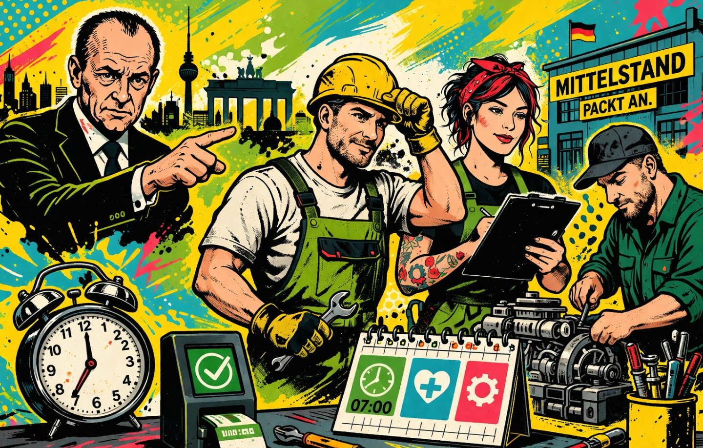 Falscher Alarm aus Berlin: Warum die „Faulheits-Krise“ am Mittelstand vorbeigeht