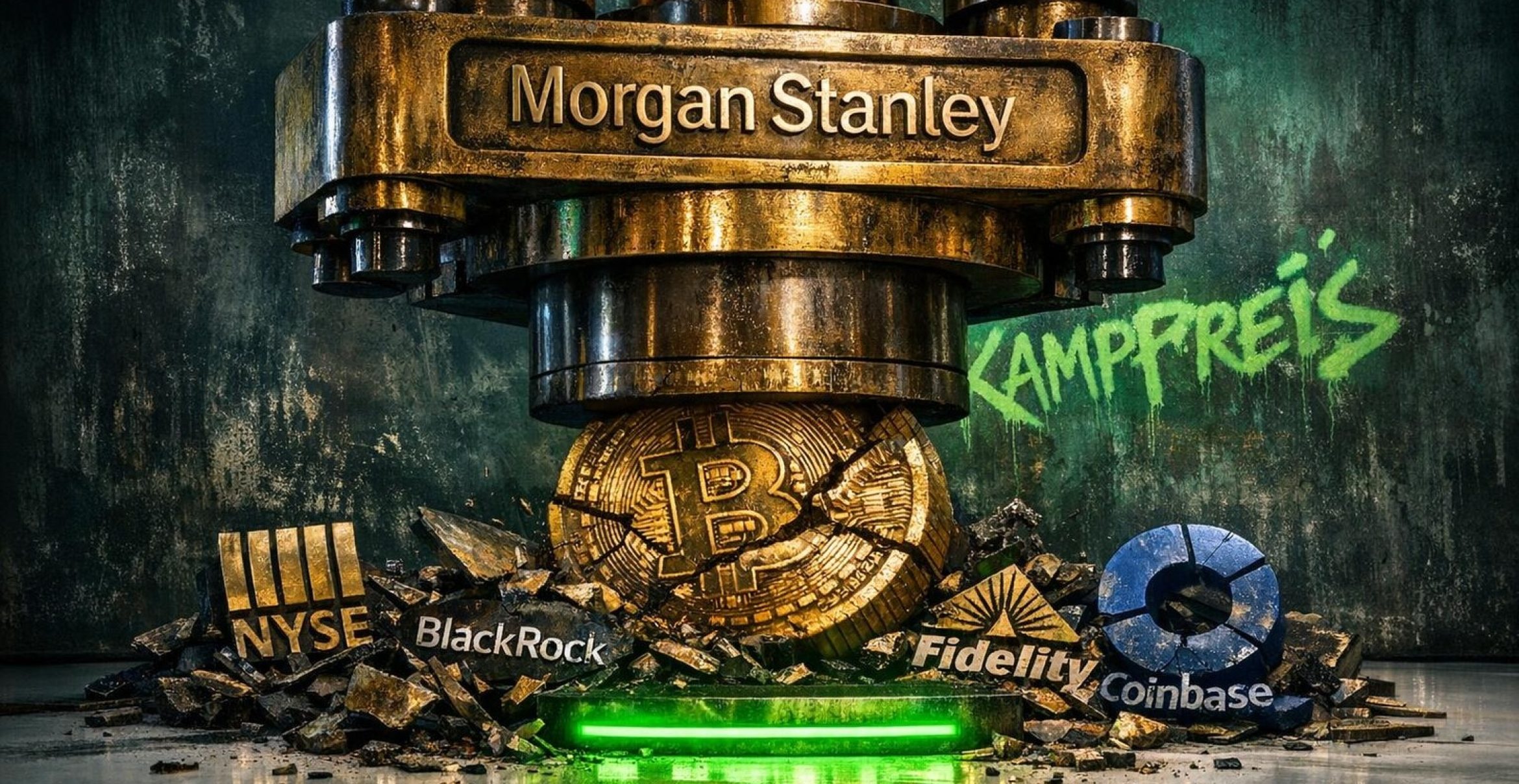 Bitcoin-ETF-Krieg: Morgan Stanley halbiert Gebühren – BlackRock unter Druck