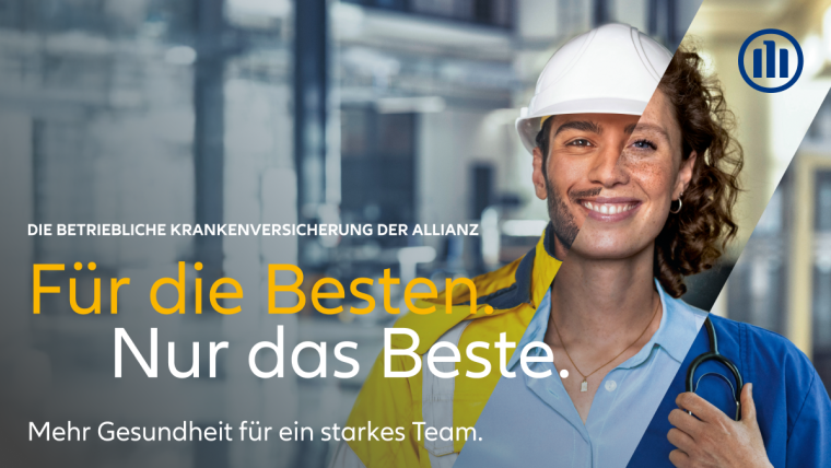 Für ein starkes Team: Die betriebliche Krankenversicherung.