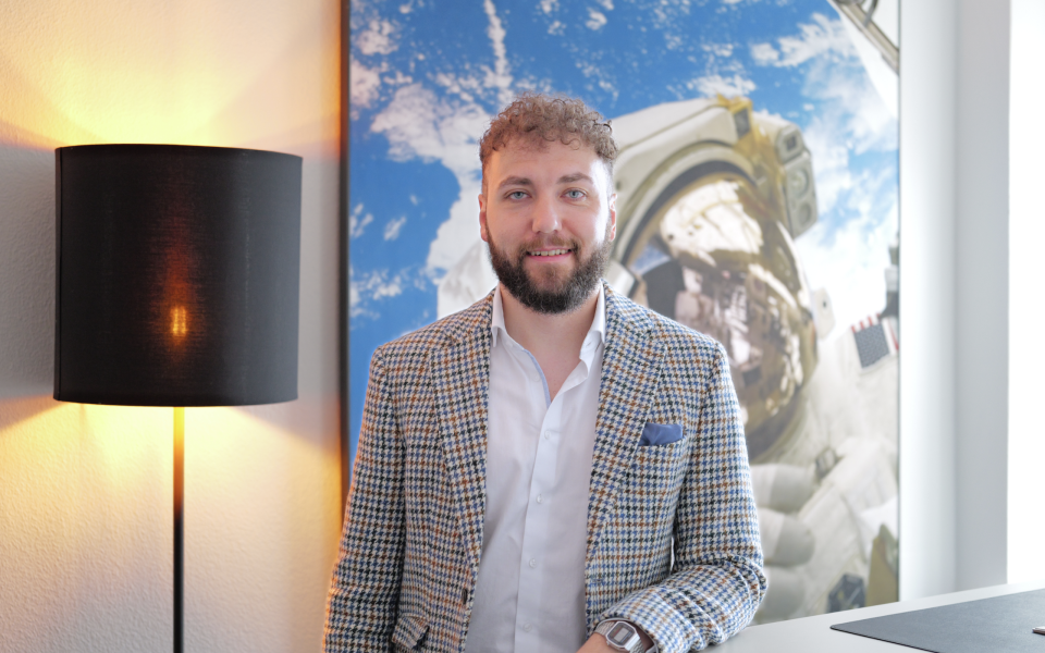 Simon Wohlleb von der Weltraumagentur für Wikipedia (C) Weltraum PR- & Kommunikationsagentur GmbH