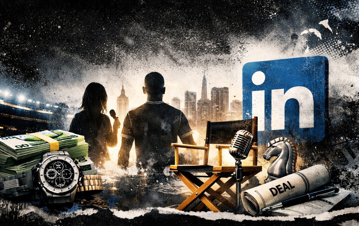 30 Millionen auf dem Konto. Und trotzdem ein LinkedIn-Post.