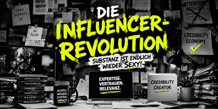 Die Influencer-Revolution: Warum Substanz wieder sexy ist.