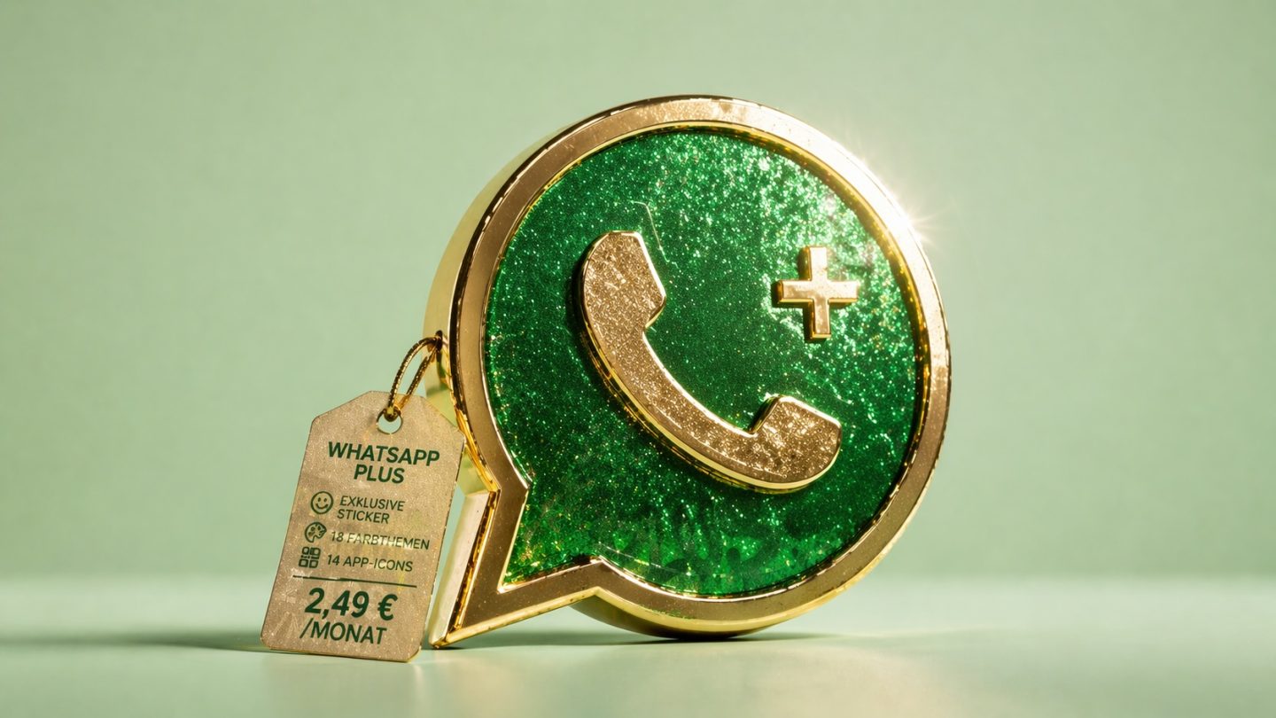 WhatsApp Plus: Meta monetarisiert Glitzer-Icons für 2,49 Euro