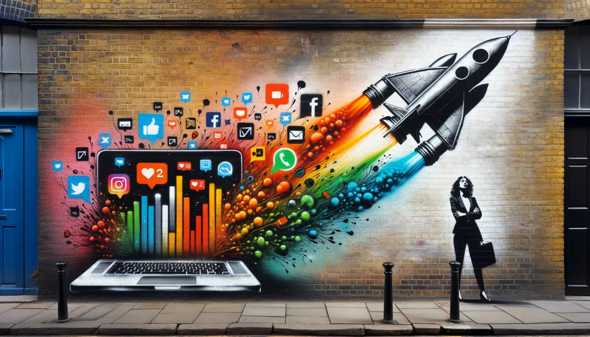Street Art Mural Social Media Ads Agentur