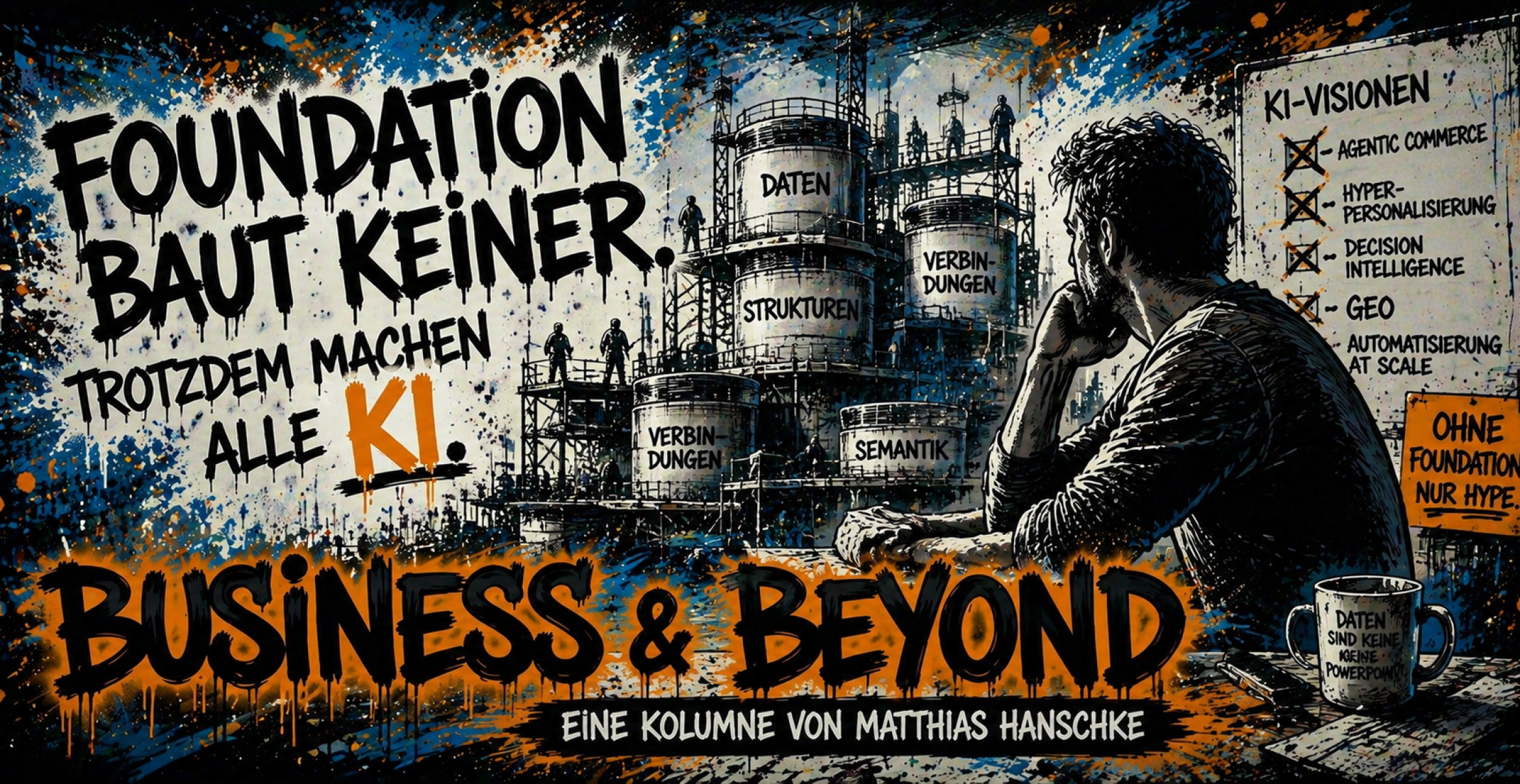Foundation baut keiner. Trotzdem machen alle KI – von Matthias Hanschke