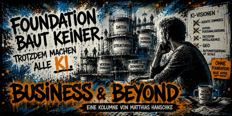 Foundation baut keiner. Trotzdem machen alle KI – von Matthias Hanschke