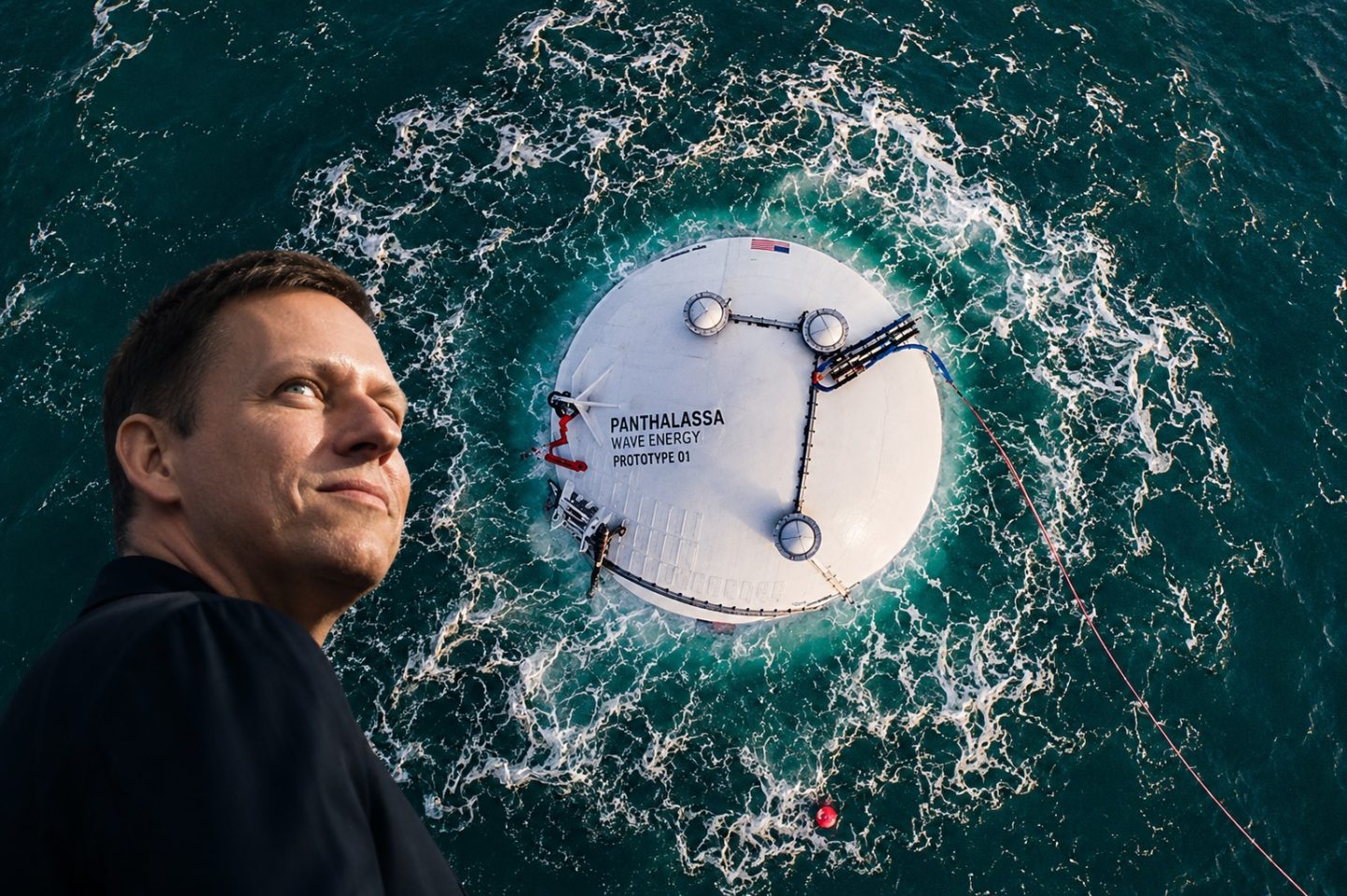 Peter Thiel setzt 140 Millionen Dollar auf autonome KI-Kraftwerke im Ozean