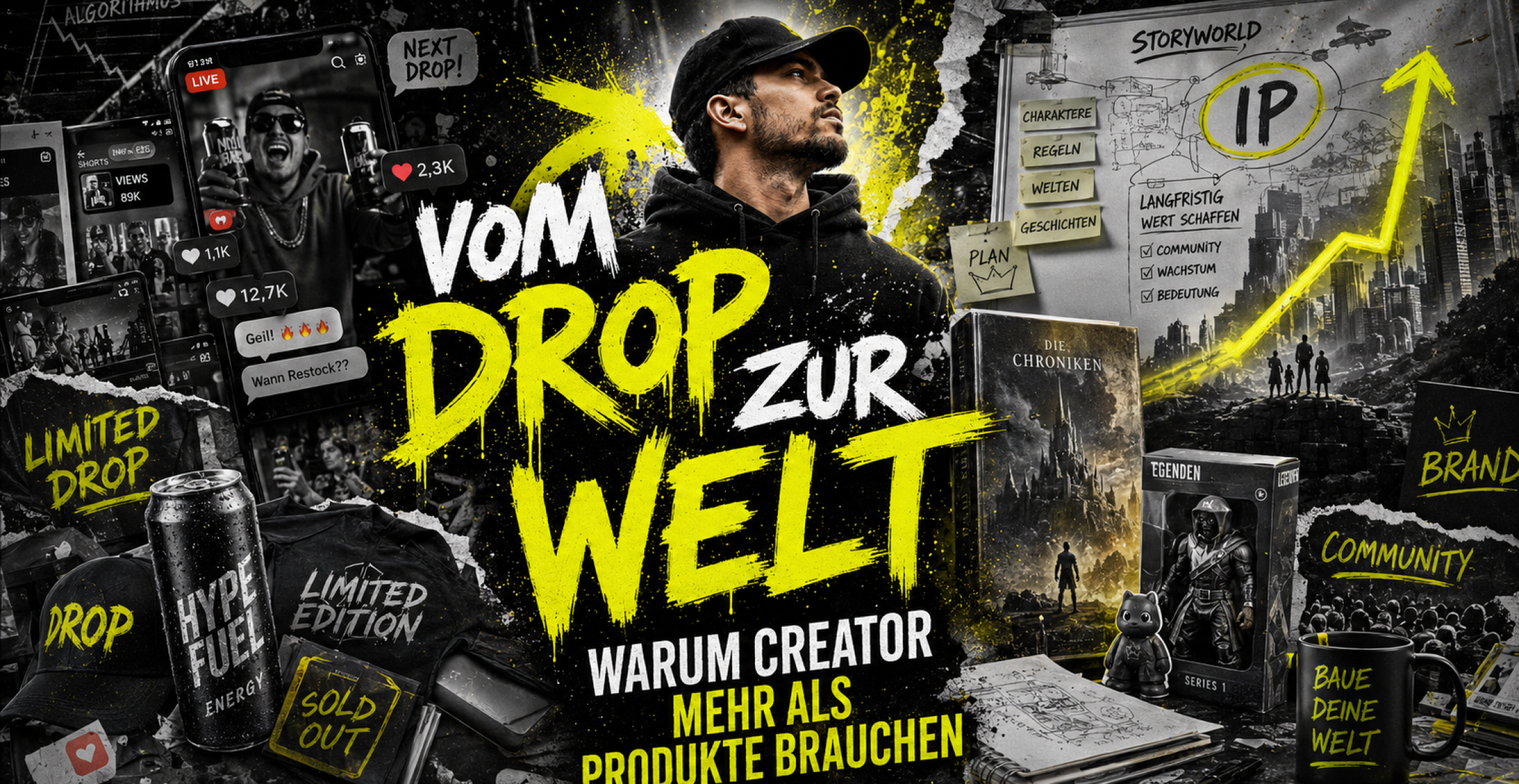 Vom Merch-Drop zur Produktwelt: Die nächste Stufe der Creator Economy?