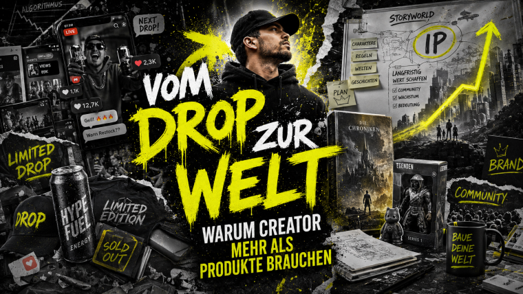 Vom Merch-Drop zur Produktwelt: Die nächste Stufe der Creator Economy?