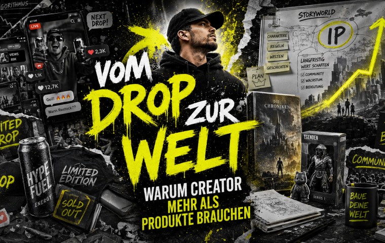 Vom Merch-Drop zur Produktwelt: Die nächste Stufe der Creator Economy?