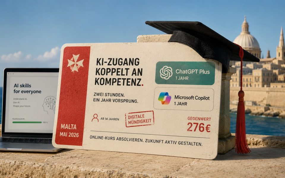 Malta setzt auf KI-Kompetenz für die Zukunft.