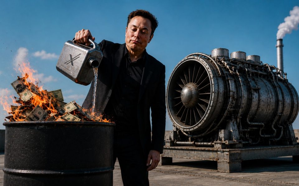 Symbolisch: Musk's Business verbrennt aktuell Milliarden Dollar.