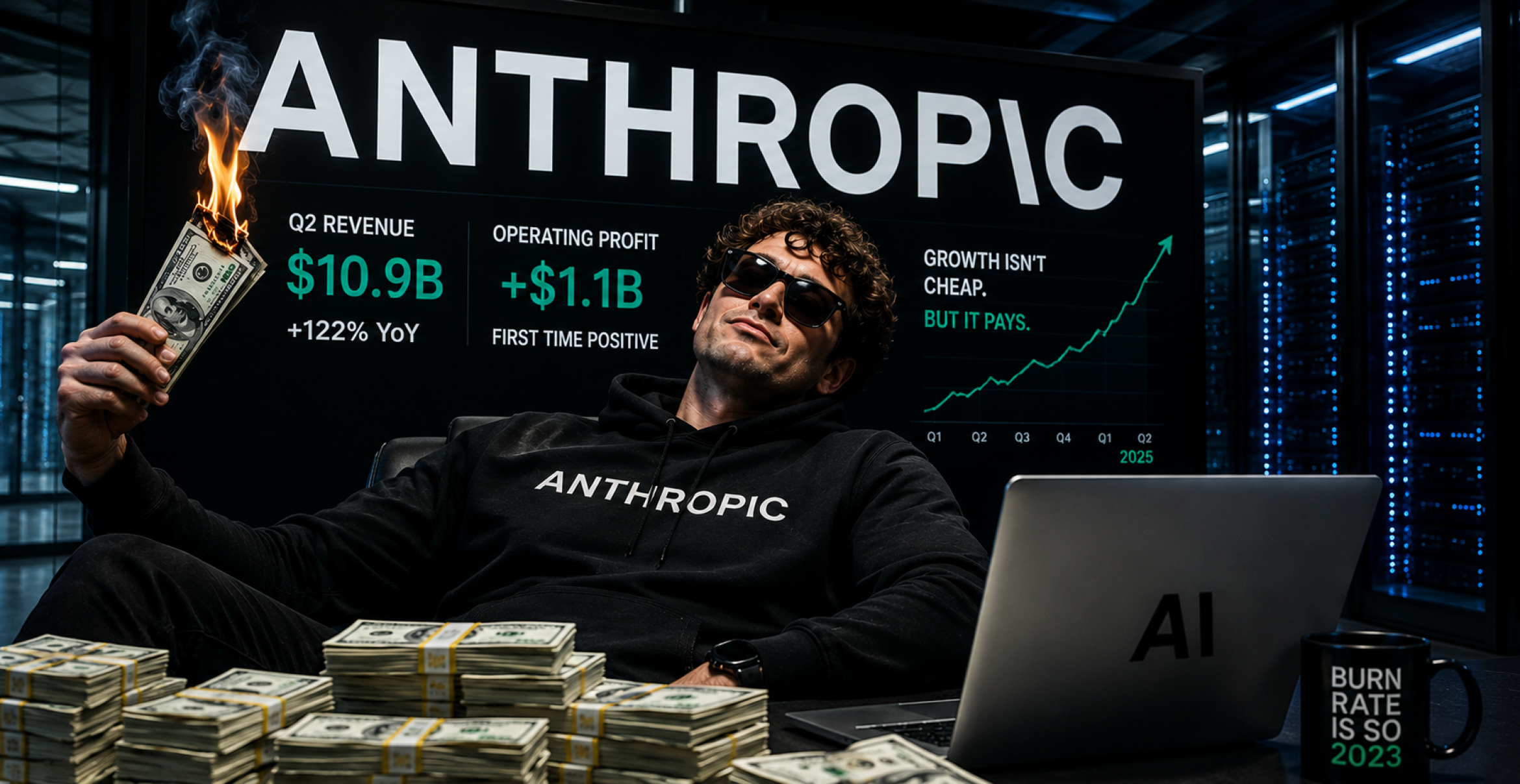 Anthropic macht Profit: KI kann mehr als nur verbrennen