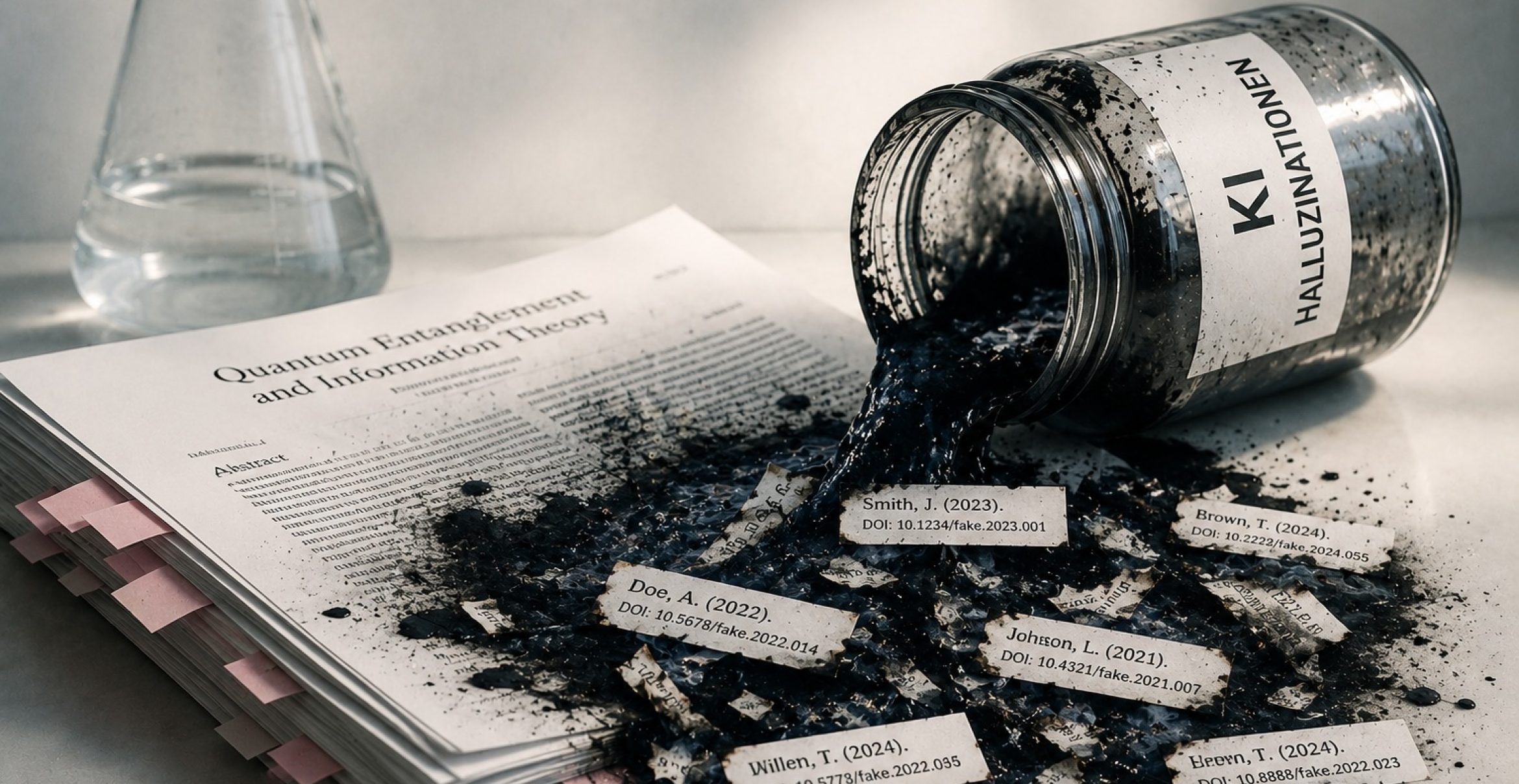 KI-Halluzinationen verseuchen die Wissenschaft – 147.000 Fake-Zitate