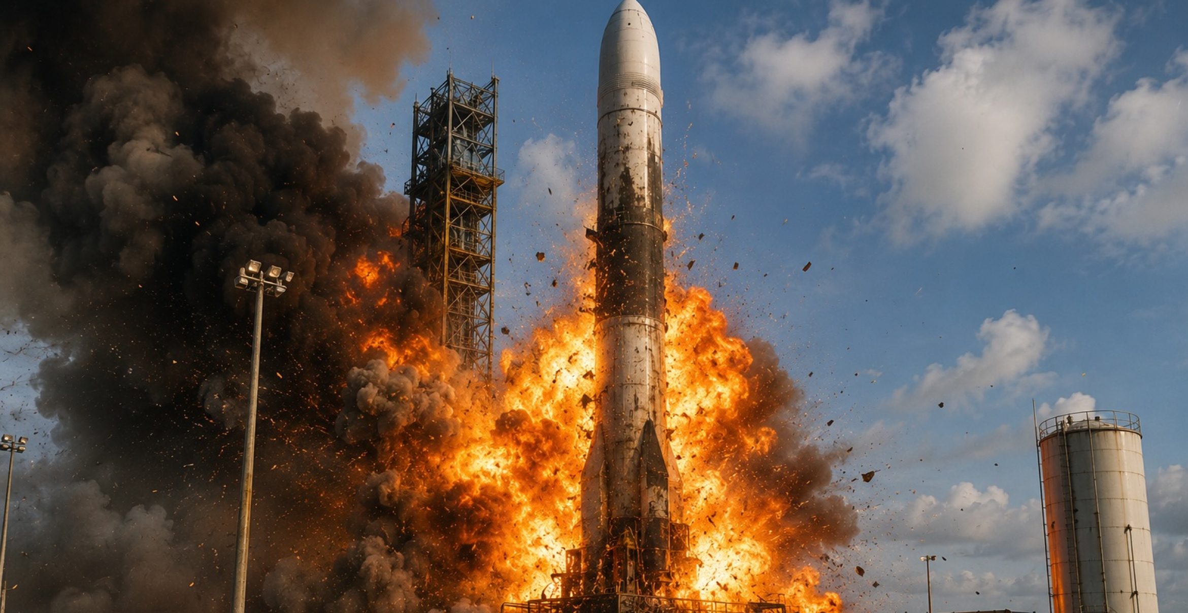 Bezos‘ Milliarden-Feuerball: New Glenn explodiert – Musk gewinnt